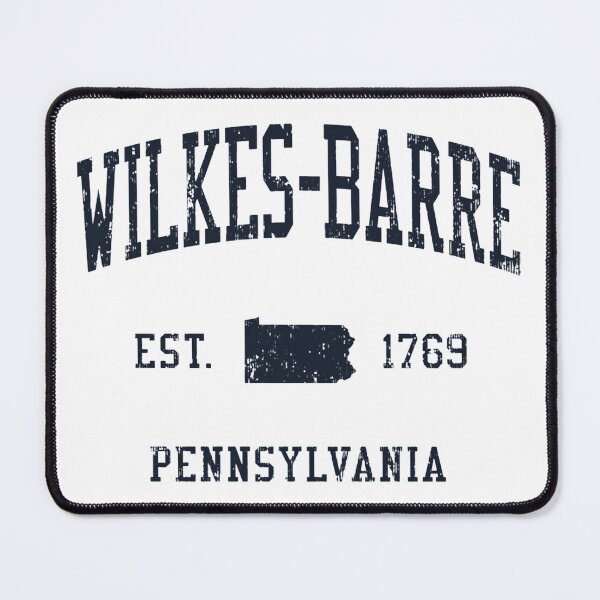 Item preview, Wilkes-Barre Pa Jn1 Vintage Athletic Blue Design designed and sold by LightCoverSame.