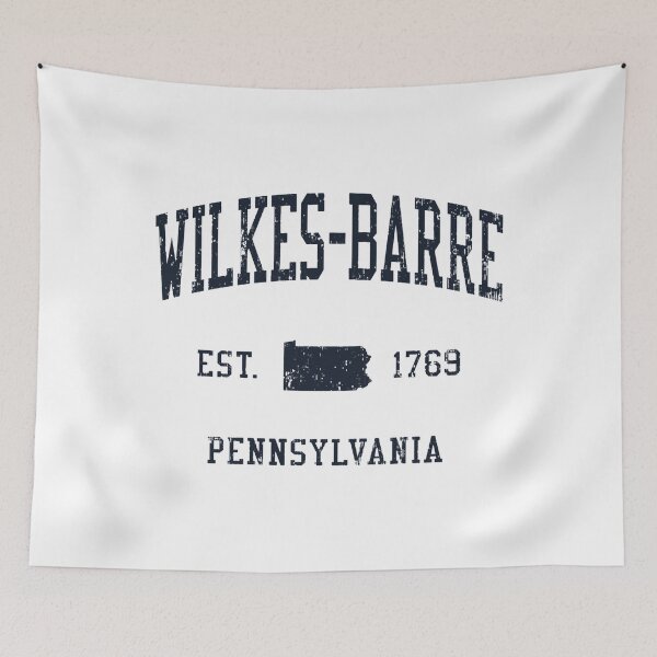 Item preview, Wilkes-Barre Pa Jn1 Vintage Athletic Blue Design designed and sold by LightCoverSame.