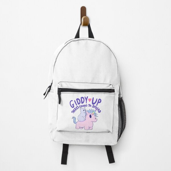 Item preview, Cute Cat Riding Unicorn - Giddy Up Theres Chaos To Spread designed and sold by agustintr-evino.
