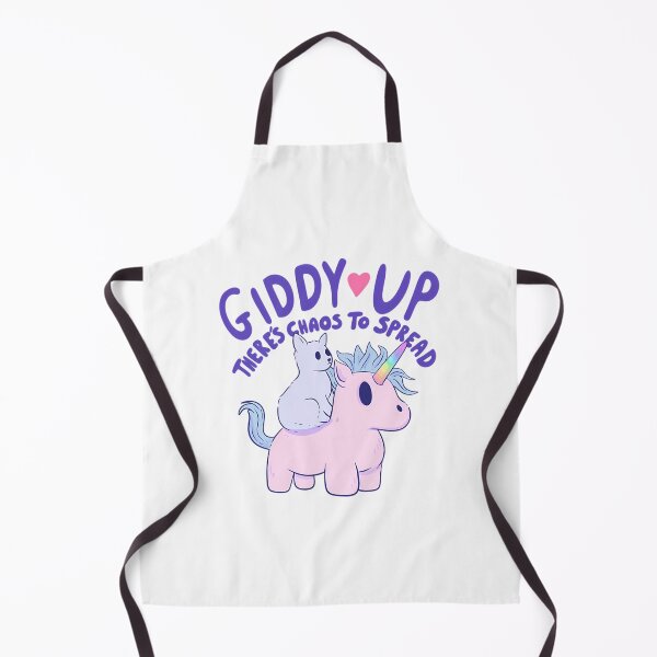 Item preview, Cute Cat Riding Unicorn - Giddy Up Theres Chaos To Spread designed and sold by agustintr-evino.