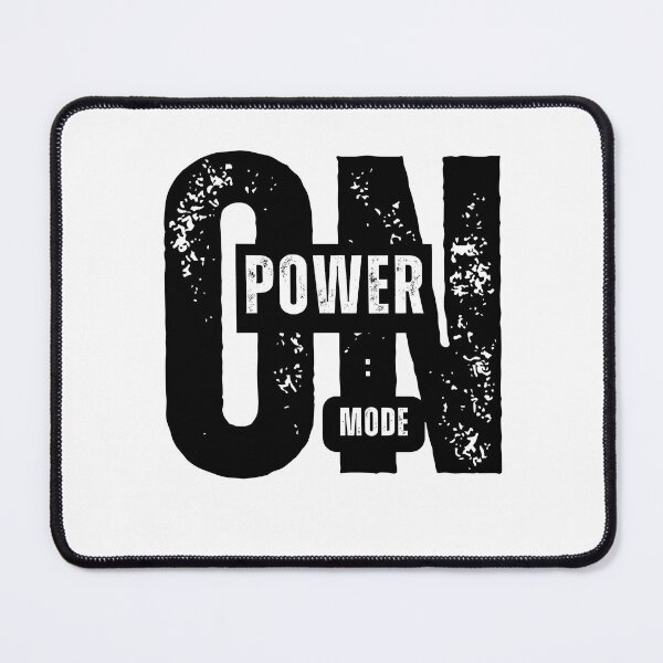 Item preview, Power Mode On – Bold Grunge Motivation Typography designed and sold by ArvionStudio.