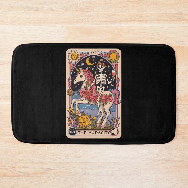 Item preview, The Audacity  Skeleton On Unicorn Tarot   designed and sold by agustintr-evino.
