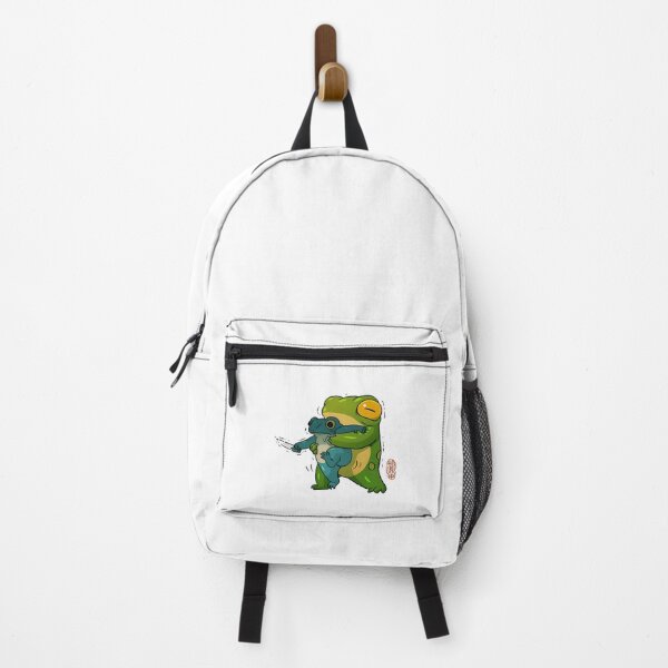 Item preview, Cute Stabby Frog Being Held Back Let It Go Bro Artwork Asian Style designed and sold by agustintr-evino.