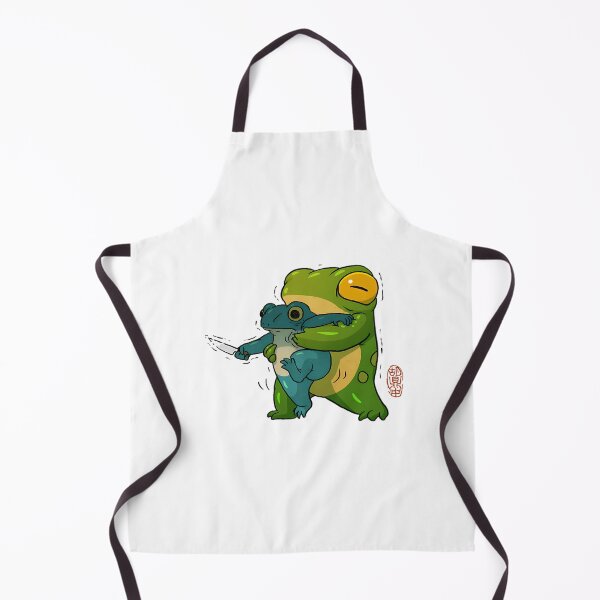Item preview, Cute Stabby Frog Being Held Back Let It Go Bro Artwork Asian Style designed and sold by agustintr-evino.