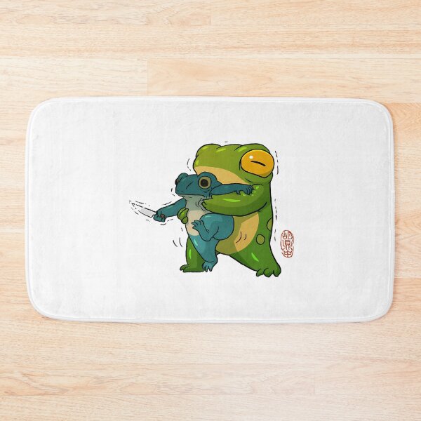 Item preview, Cute Stabby Frog Being Held Back Let It Go Bro Artwork Asian Style designed and sold by agustintr-evino.