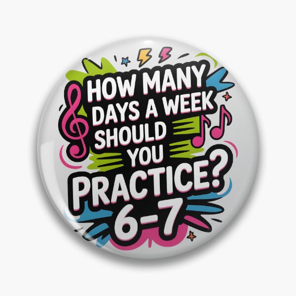 Item preview, How Many Days A Week Should You Practice designed and sold by AniArtPL.