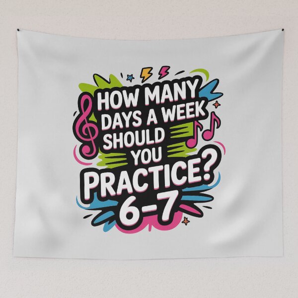 Item preview, How Many Days A Week Should You Practice designed and sold by AniArtPL.