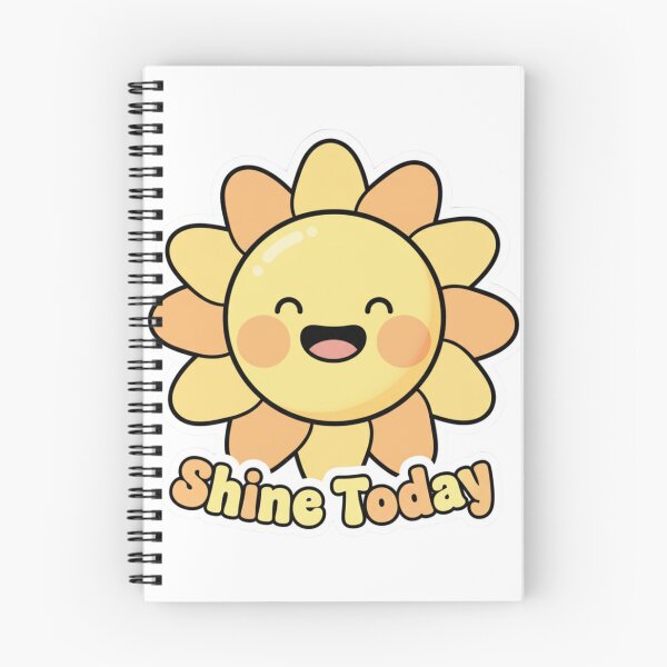 Item preview, Happy Smiling Sun – Shine Today Positive Illustration designed and sold by LaurannaDesign.