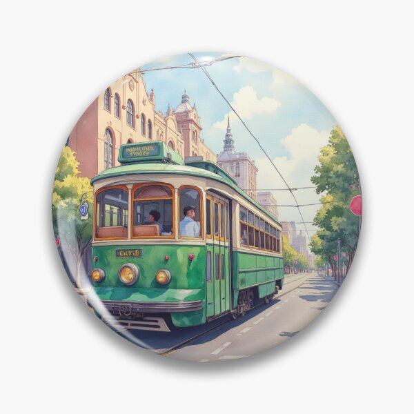 Item preview, Victorian Era Tram - Melbourne Nostalgia designed and sold by Ashish1204.