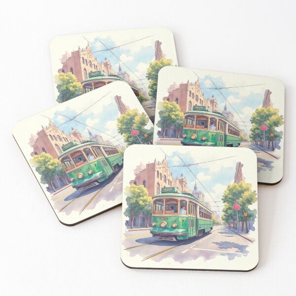 Item preview, Victorian Era Tram - Melbourne Nostalgia designed and sold by Ashish1204.