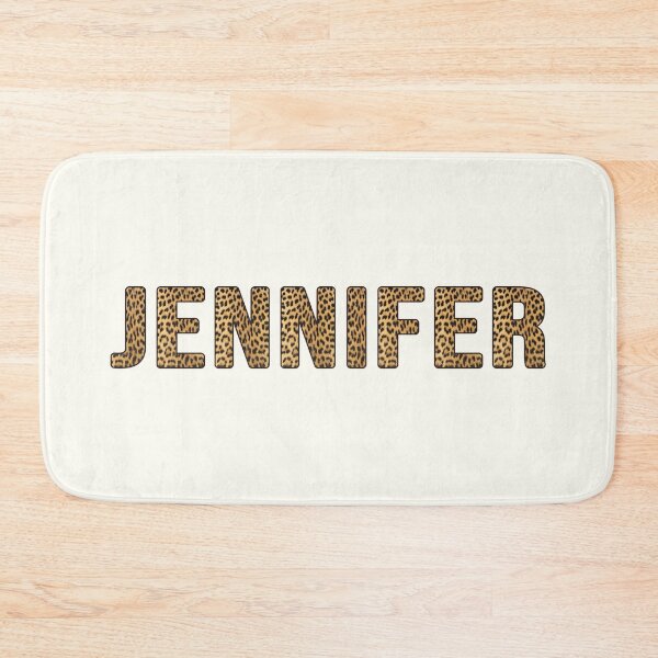 Item preview, Jennifer Name Leopard Print designed and sold by Jeallan Designs.