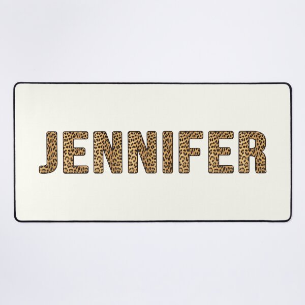 Item preview, Jennifer Name Leopard Print designed and sold by Jeallan Designs.
