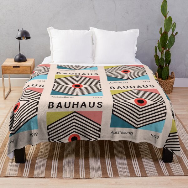 Item preview, Bauhaus 1919 Poster Art With Geometric Diamond Pattern And Bold Central Eye Symbol designed and sold by portokalis.