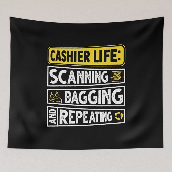 Item preview, Cashier Life Scanning Bagging And Repeating designed and sold by JuanitaJulia.