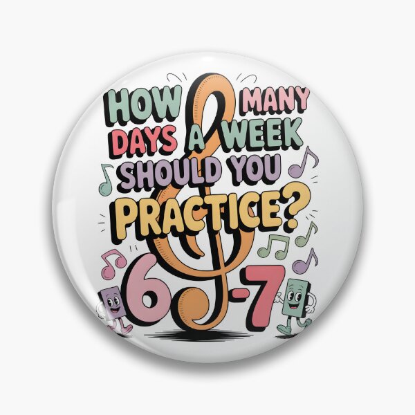Item preview, How Many Days A Week Should You Practice designed and sold by AniArtPL.