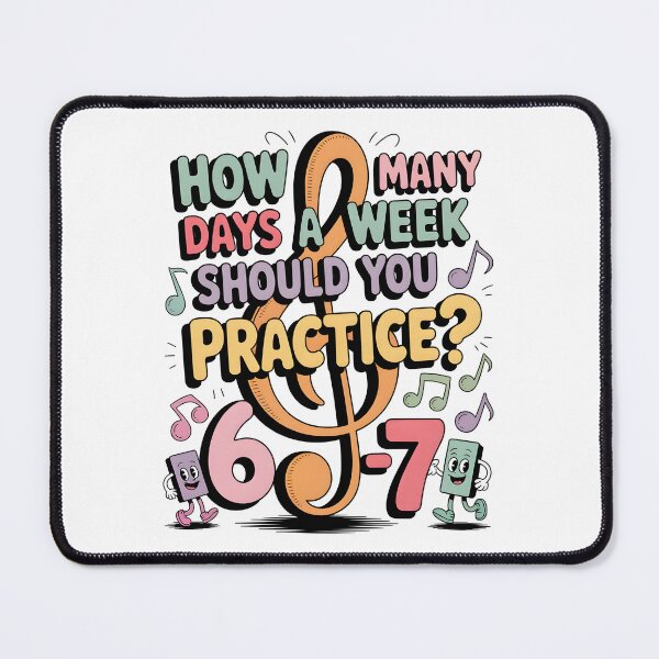 Item preview, How Many Days A Week Should You Practice designed and sold by AniArtPL.