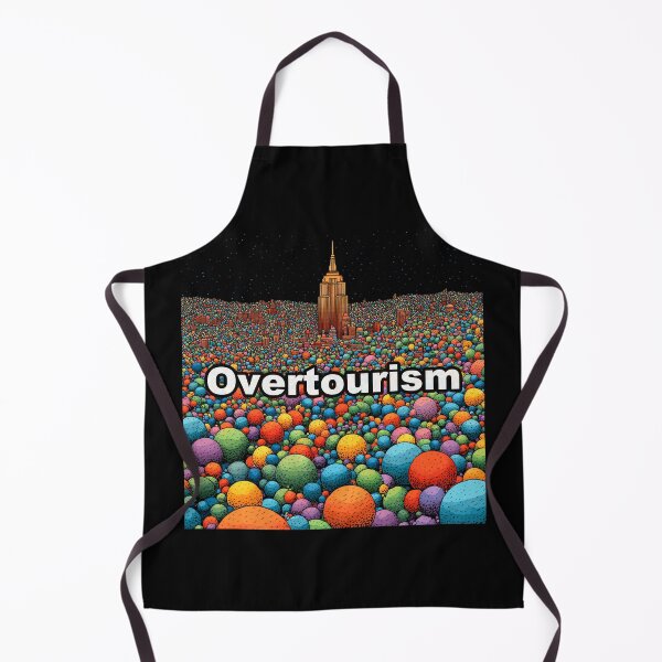 Item preview, Overtourism – A colorful commentary on crowded cities designed and sold by casualnature.