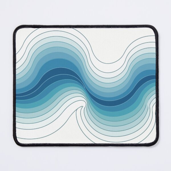 Item preview, Modern Abstract Waves — Minimal Geometric Flow Art designed and sold by xmoudx.