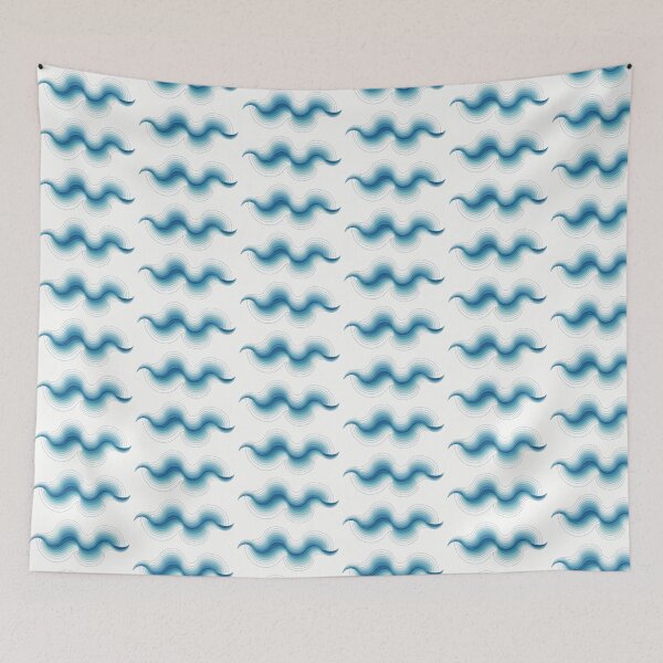 Item preview, Modern Abstract Waves — Minimal Geometric Flow Art designed and sold by xmoudx.