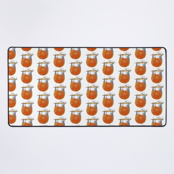 Item preview, Orange In Pencil Art Print designed and sold by Dorlax Colours.