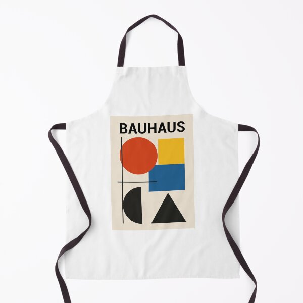 Item preview, Bauhaus Inspired Abstract Geometric Poster With Circles Squares Triangles And Bold Colors designed and sold by portokalis.