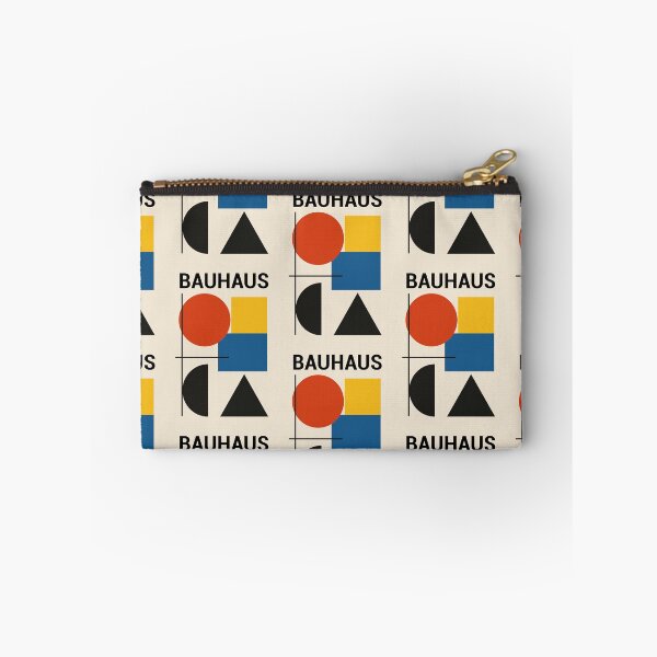 Item preview, Bauhaus Inspired Abstract Geometric Poster With Circles Squares Triangles And Bold Colors designed and sold by portokalis.