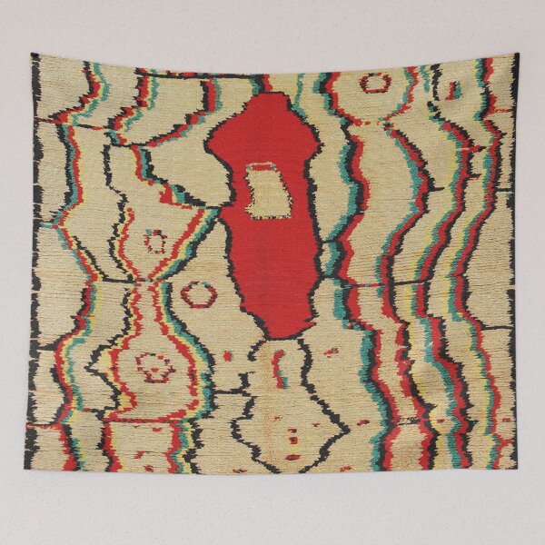 Item preview, Antique Berber Moroccan Rug designed and sold by Vicky Brago-Mitchell®.
