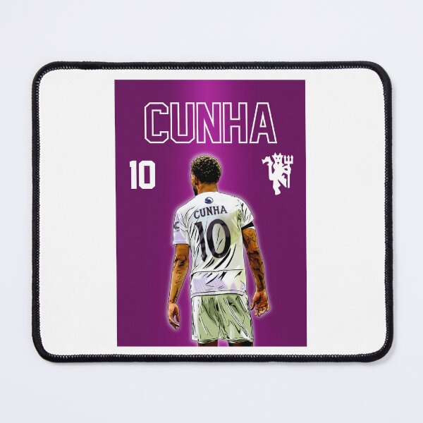 Item preview, Matheus Cunha Manchester United No.10 – Elite Red Devil Artwork | GrizzlyGFX Football Design designed and sold by GrizzlyCollective.