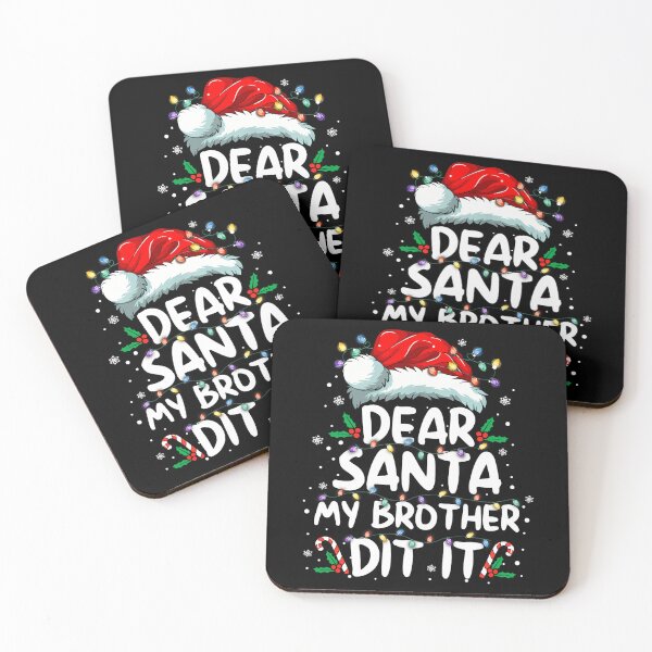 Item preview, Dear Christmas It Santa My Brother Funny Retro Vintage Holiday Did designed and sold by MediarMedic.