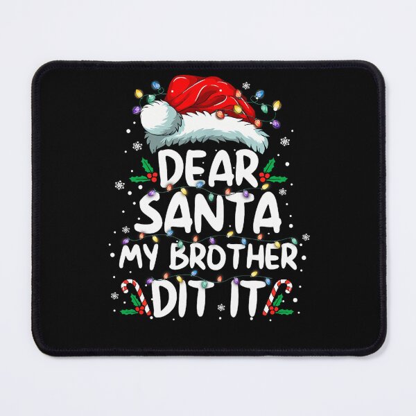 Item preview, Dear Christmas It Santa My Brother Funny Retro Vintage Holiday Did designed and sold by MediarMedic.