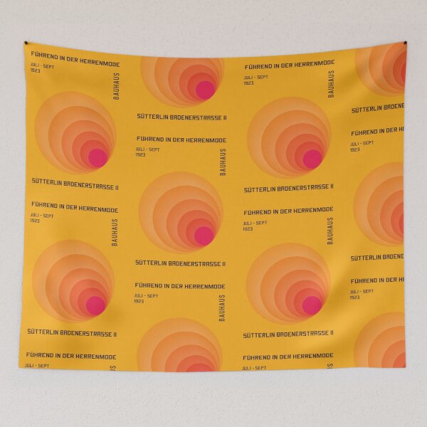 Item preview, Leading In Men's Fashion Poster: Bauhaus Style From July–September 1923 At Sütterlin Badenestrasse II designed and sold by portokalis.