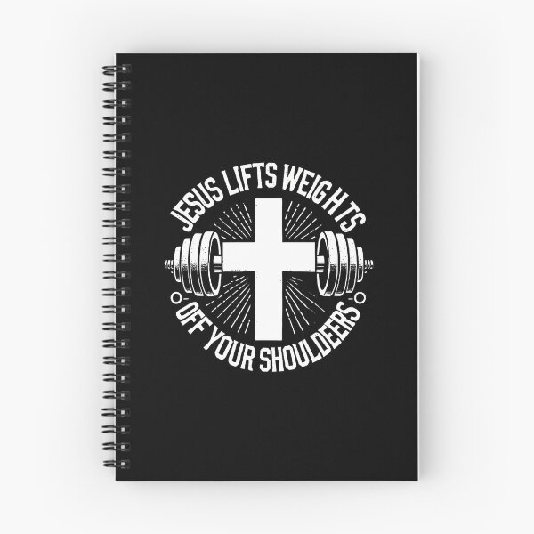 Item preview, Jesus Lifts Weights Off Your Shoulders Gym Weightlifting designed and sold by JuanitaJulia.