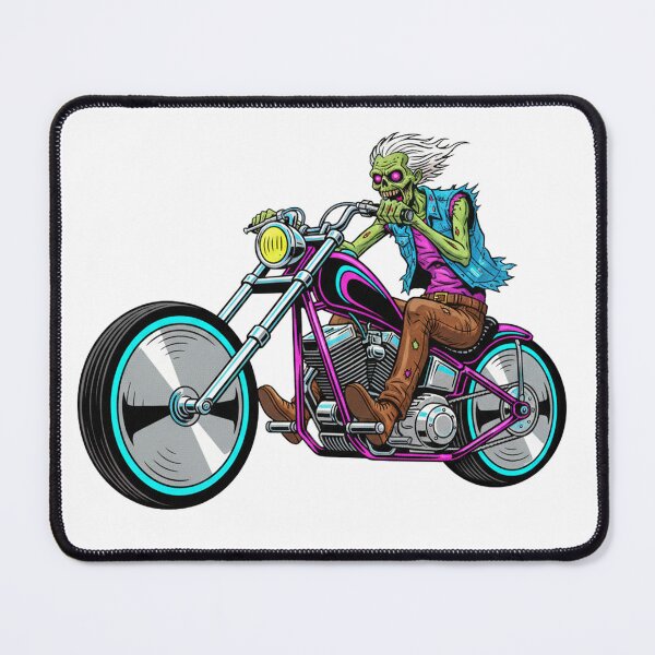 Item preview, 80s Zombie Biker – Retro Vintage Undead Rider designed and sold by alfredodesign.