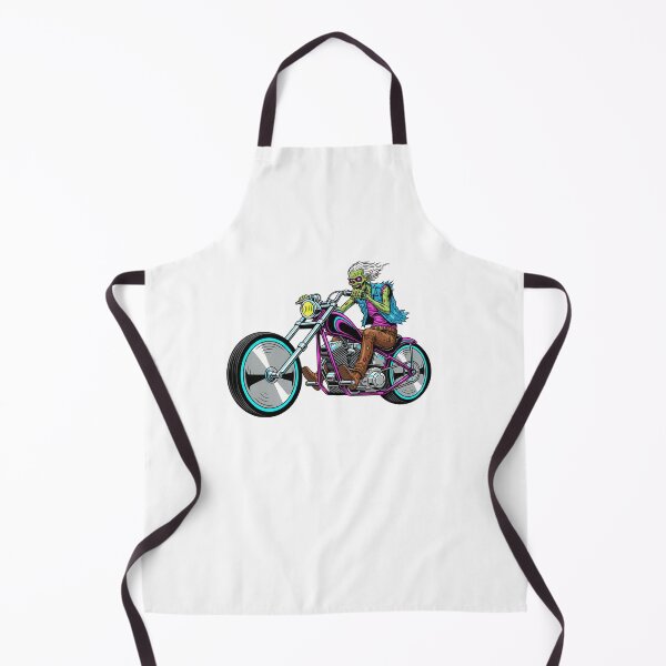 Item preview, 80s Zombie Biker – Retro Vintage Undead Rider designed and sold by alfredodesign.