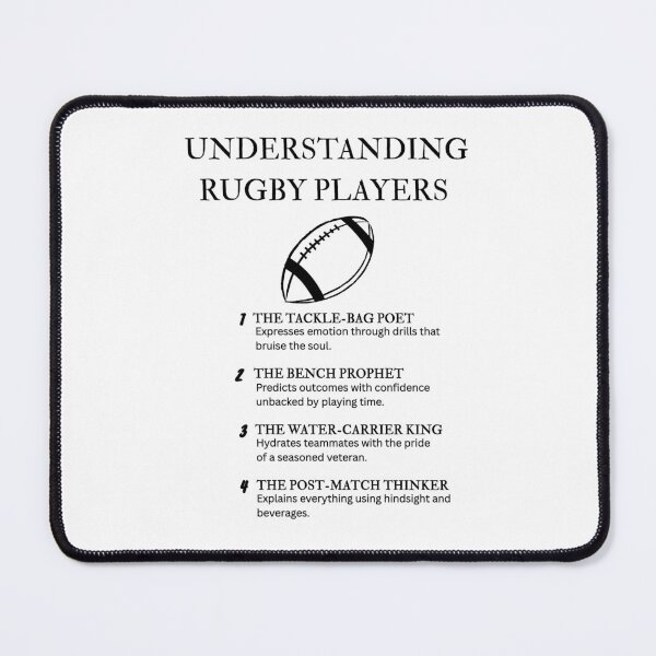 Item preview, Rugby Player Comedy Gift Idea designed and sold by PsyFlow35.