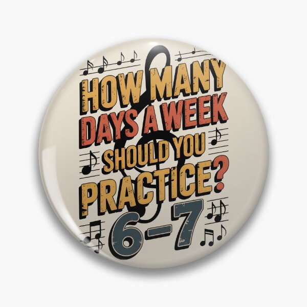 Item preview, How Many Days A Week Should You Practice designed and sold by AniArtPL.