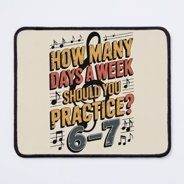 Item preview, How Many Days A Week Should You Practice designed and sold by AniArtPL.