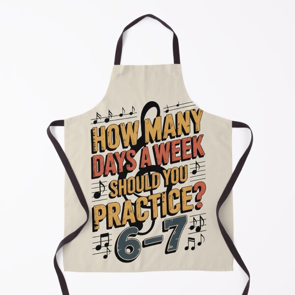 Item preview, How Many Days A Week Should You Practice designed and sold by AniArtPL.