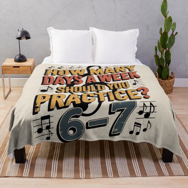 Item preview, How Many Days A Week Should You Practice designed and sold by AniArtPL.