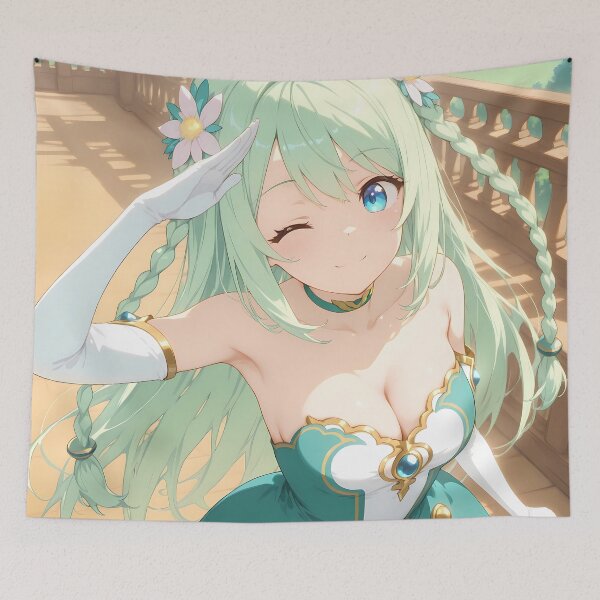 Item preview, Chika Balcony Sunshine Princess Connect Game Anime Girl designed and sold by thedarvills.