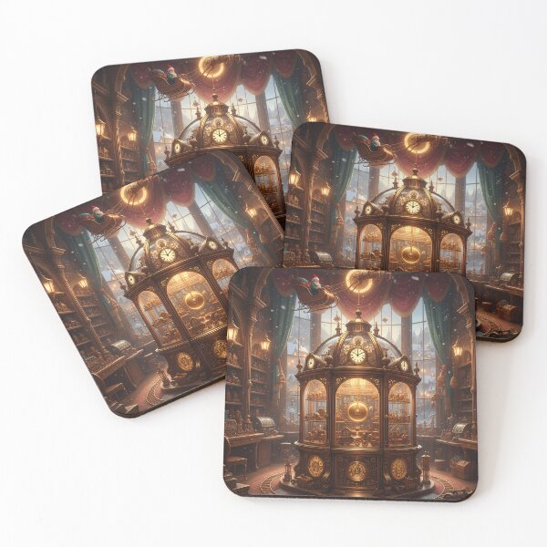 Item preview, Steampunk Santa's Toy Factory Showroom designed and sold by Floraphoria.