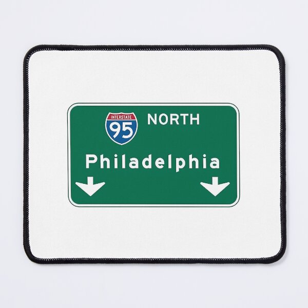 Item preview, Philadelphia Road Sign designed and sold by murray-mckenzie.