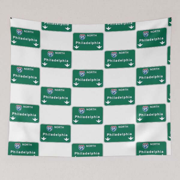 Item preview, Philadelphia Road Sign designed and sold by murray-mckenzie.