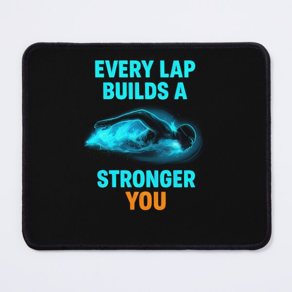 Item preview, Every Lap Builds a Stronger You - Motivational Swimming Graphic | Athlete Gift Apparel designed and sold by endurothreads.