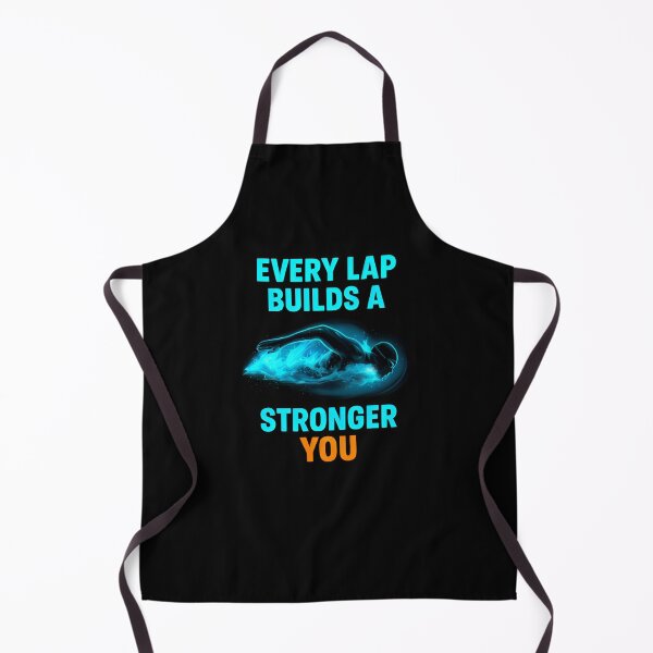 Item preview, Every Lap Builds a Stronger You - Motivational Swimming Graphic | Athlete Gift Apparel designed and sold by endurothreads.