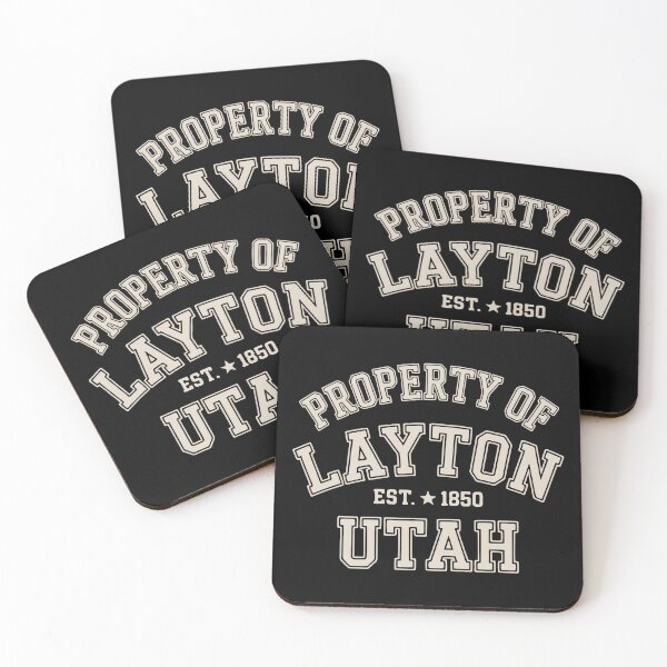 Item preview, Property of Layton Utah Est. 1850 Vintage College Style designed and sold by Lora Art.