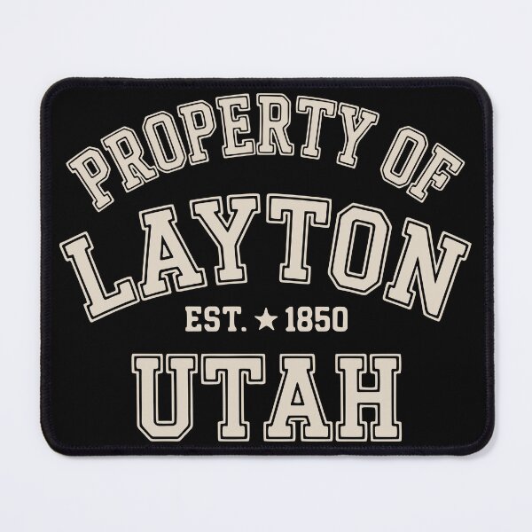 Item preview, Property of Layton Utah Est. 1850 Vintage College Style designed and sold by Lora Art.