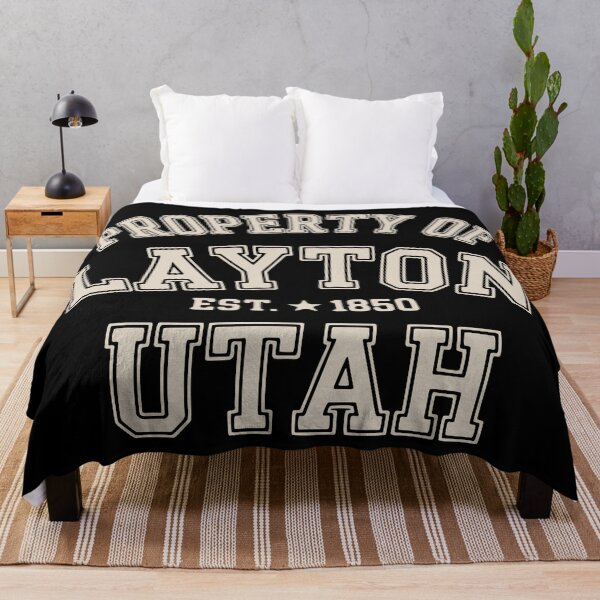 Item preview, Property of Layton Utah Est. 1850 Vintage College Style designed and sold by Lora Art.