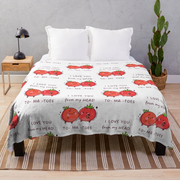 Item preview, I Love You From My Head To-Ma Toes Cute Christmas Tomato Pun Love Design Christmas Party Greeting Happy New Year Christmas Design Cute Illustration Animal festive designed and sold by HELL0WBELLO.