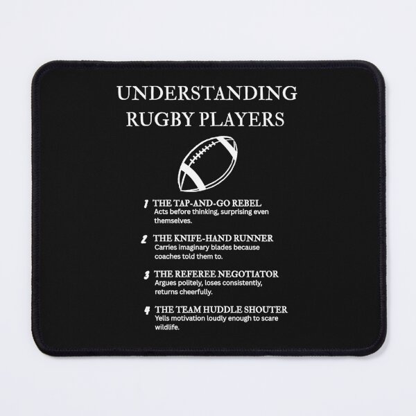 Item preview, Rugby Training Joke Shirt - Black designed and sold by PsyFlow35.